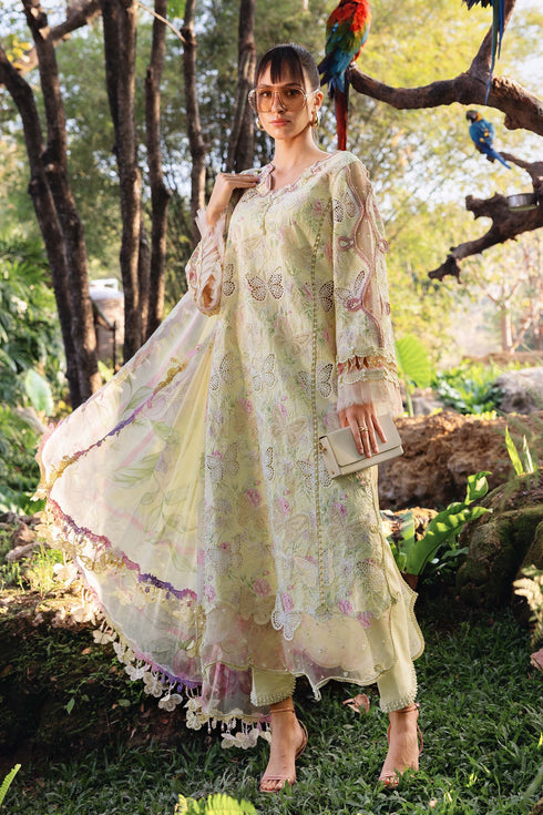 Maria B 3 Piece Embroidered Lawn Suit MPT-2901-B
