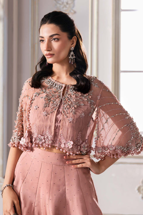 Maria B Embroidered Chiffon Suit BD-3001