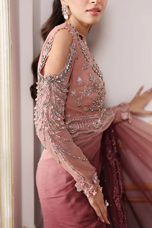 Maria B Embroidered Chiffon Suit BD-3001