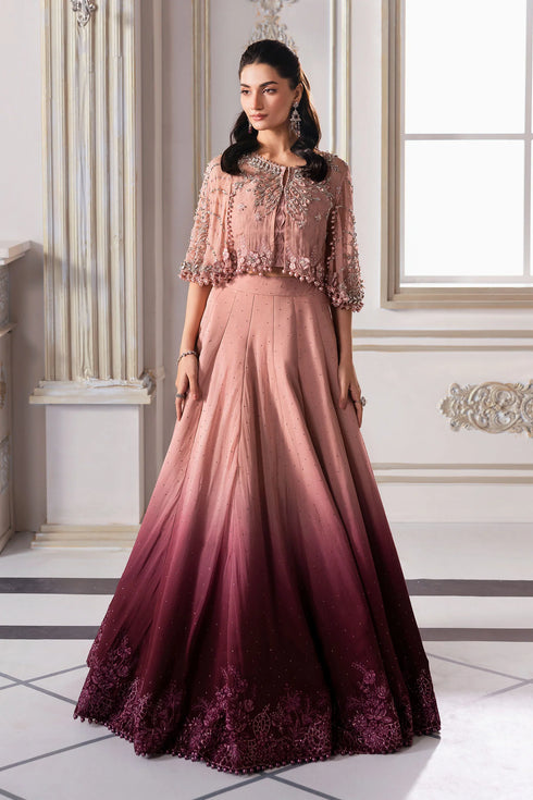 Maria B Embroidered Chiffon Suit BD-3001