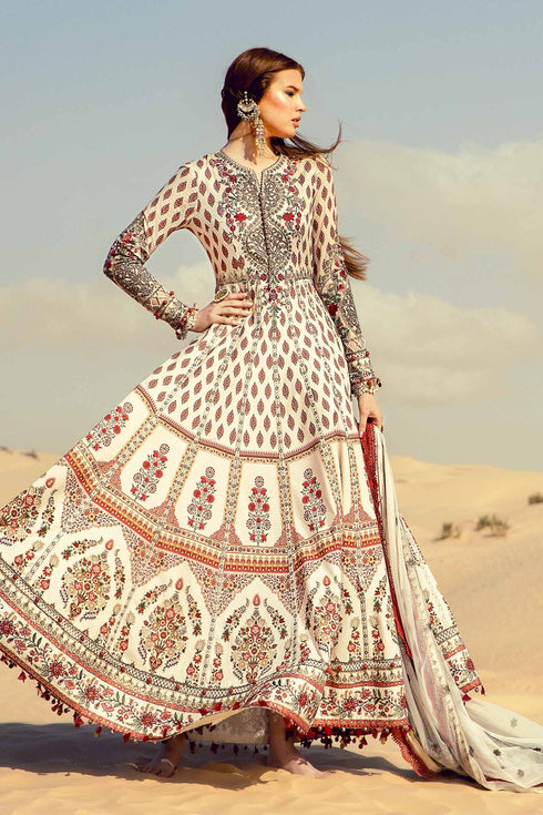 Maria B Embroidered lawn 3 Piece suit D-2413-A