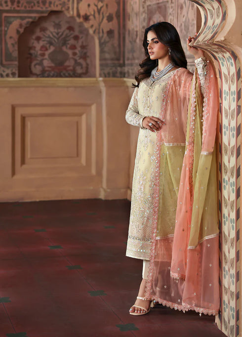 Gulaal Embroidered Sequined Chiffon Suit Fareyah