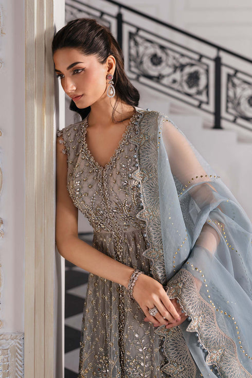 Maria B Embroidered Net Suit BD-3002