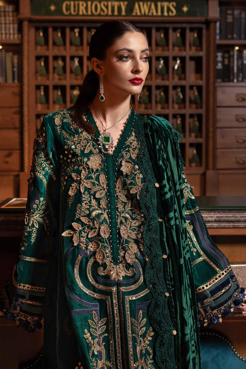 Maria B Embroidered Velvet Suit WL-1302