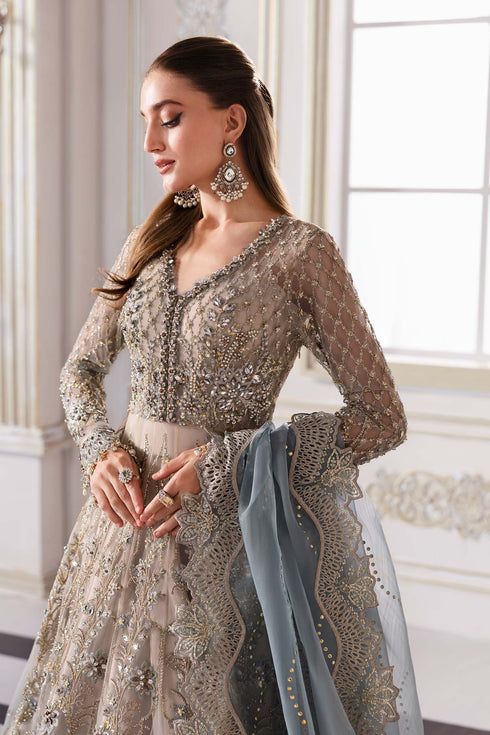 Maria B Embroidered Net Suit BD-3002
