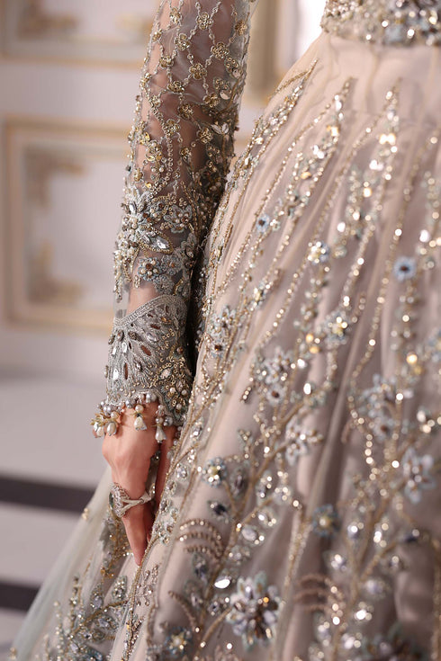 Maria B Embroidered Net Suit BD-3002