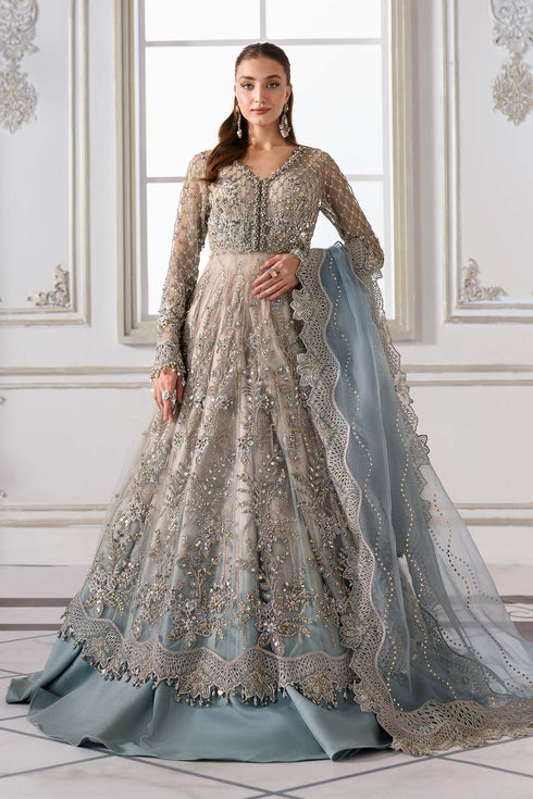 Maria B Embroidered Net Suit BD-3002