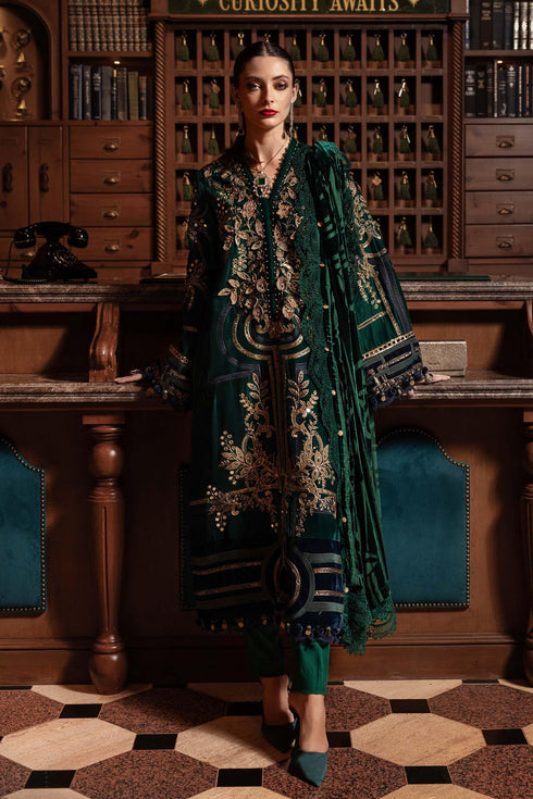 Maria B Embroidered Velvet Suit WL-1302