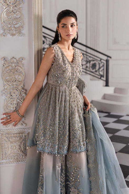 Maria B Embroidered Net Suit BD-3002
