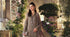Maria B 3 Piece Embroidered Chiffon Suit MPC-26-102-Muted Mocha Brown