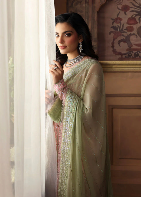 Gulaal Embroidered Sequined Chiffon Suit Layana