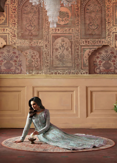 Gulaal Embroidered Sequined Chiffon Suit Delina