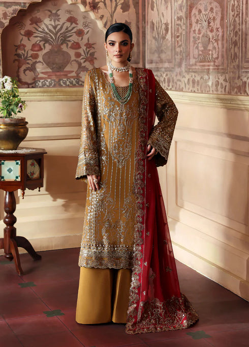 Gulaal Embroidered Sequined Chiffon Suit Dinara
