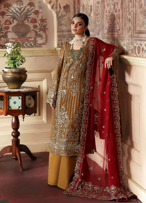 Gulaal Embroidered Sequined Chiffon Suit Dinara