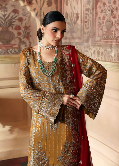Gulaal Embroidered Sequined Chiffon Suit Dinara