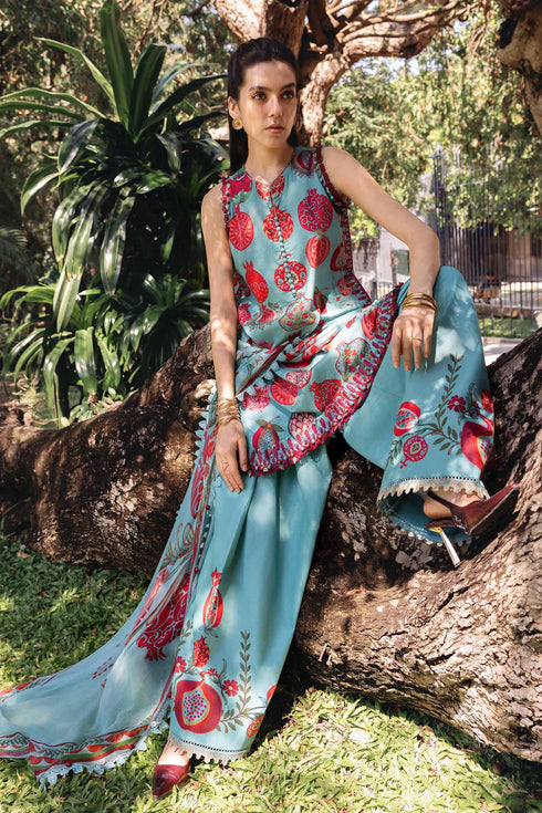 Maria B 3 Piece Embroidered Lawn Suit MPT-2903-B