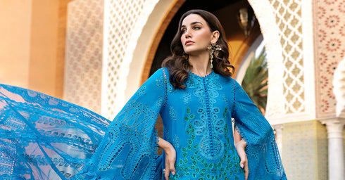 Maria B Embroidered Lawn Suit D-2503-B