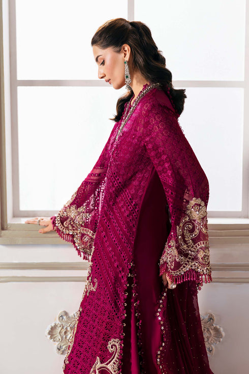 Maria B Embroidered Chiffon Suit BD-3003