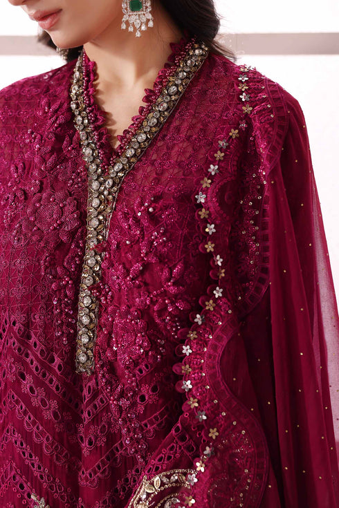 Maria B Embroidered Chiffon Suit BD-3003