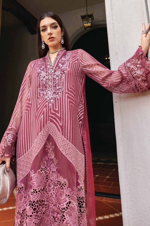 Maria B Embroidered Linen Suit WL-1304