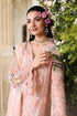 Maria B 3 Piece Embroidered Chiffon Suit MPC-26-104-Peach Pink
