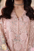 Maria B 3 Piece Embroidered Chiffon Suit MPC-26-104-Peach Pink