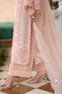 Maria B 3 Piece Embroidered Chiffon Suit MPC-26-104-Peach Pink