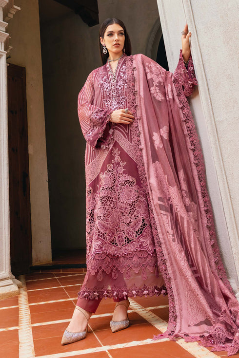 Maria B Embroidered Linen Suit WL-1304