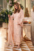 Maria B 3 Piece Embroidered Chiffon Suit MPC-26-104-Peach Pink