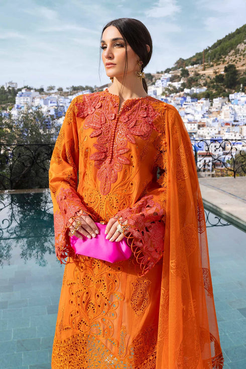 Maria B Embroidered Paper Cotton Suit D-2505-B