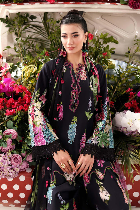 Maria B Embroidered 3PC Lawn Suit MPT-3005-B