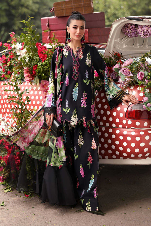 Maria B Embroidered 3PC Lawn Suit MPT-3005-B
