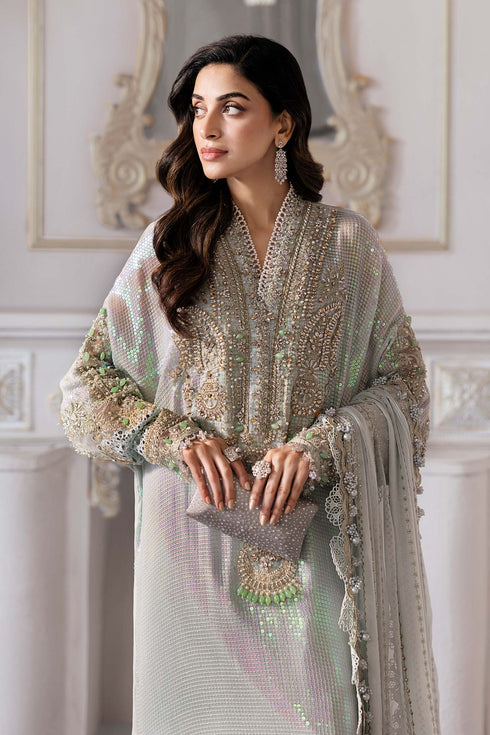 Maria B Embroidered Chiffon Suit BD-3005