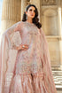 Maria B Embroidered Raw Silk Suit WF-09-05-Nude Pink