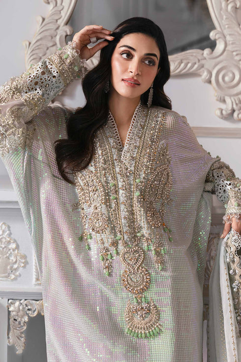Maria B Embroidered Chiffon Suit BD-3005