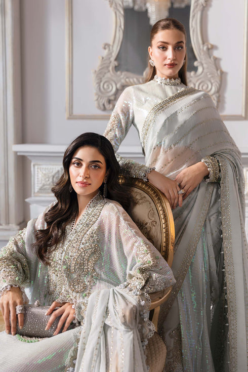 Maria B Embroidered Chiffon Suit BD-3005
