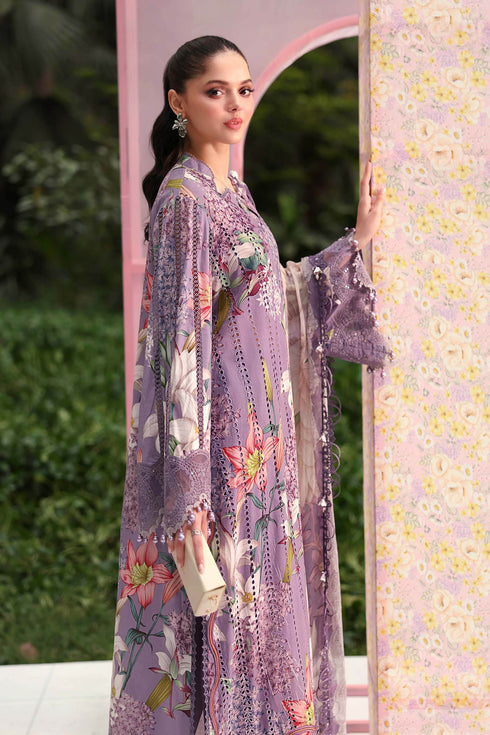 Maria B Embroidered 3PC Lawn Suit MPT-3006-B