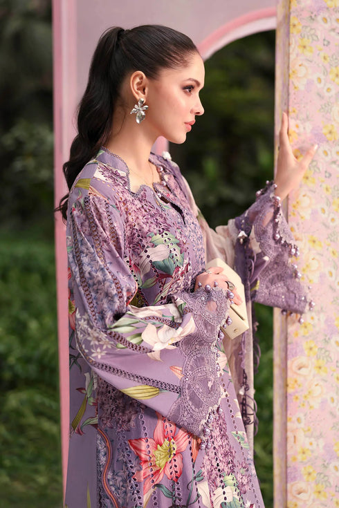 Maria B Embroidered 3PC Lawn Suit MPT-3006-B