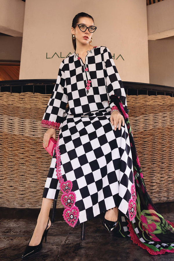 Maria B 3 Piece Embroidered Lawn Suit MPT-2906-B