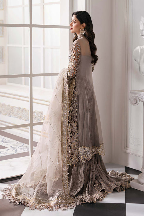 Maria B Embroidered Organza Suit BD-3006
