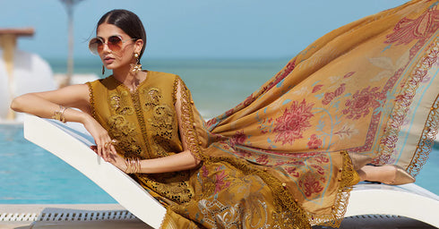 Maria B Embroidered Lawn Suit | EID LAWN-25-06