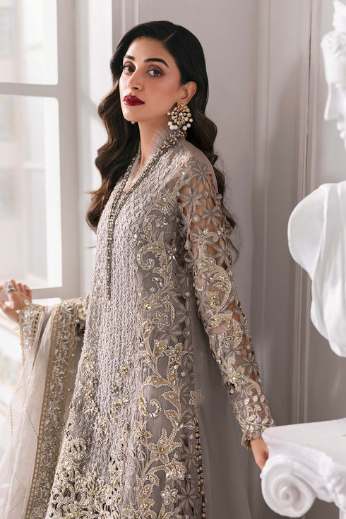 Maria B Embroidered Organza Suit BD-3006