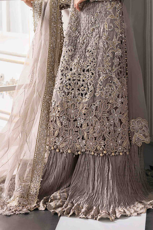 Maria B Embroidered Organza Suit BD-3006