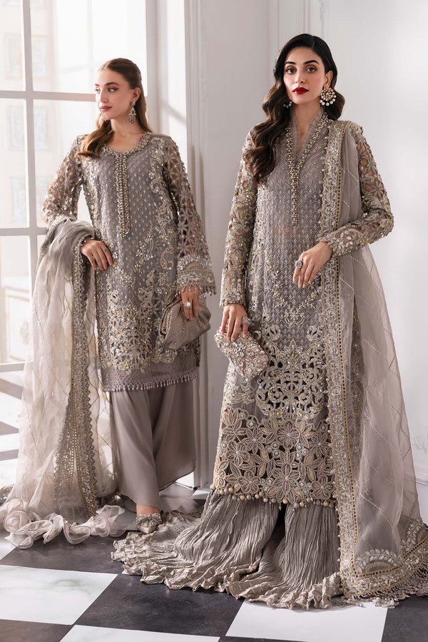 Maria B Embroidered Organza Suit BD-3006