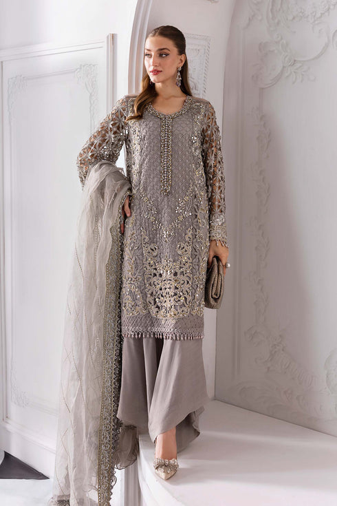 Maria B Embroidered Organza Suit BD-3006