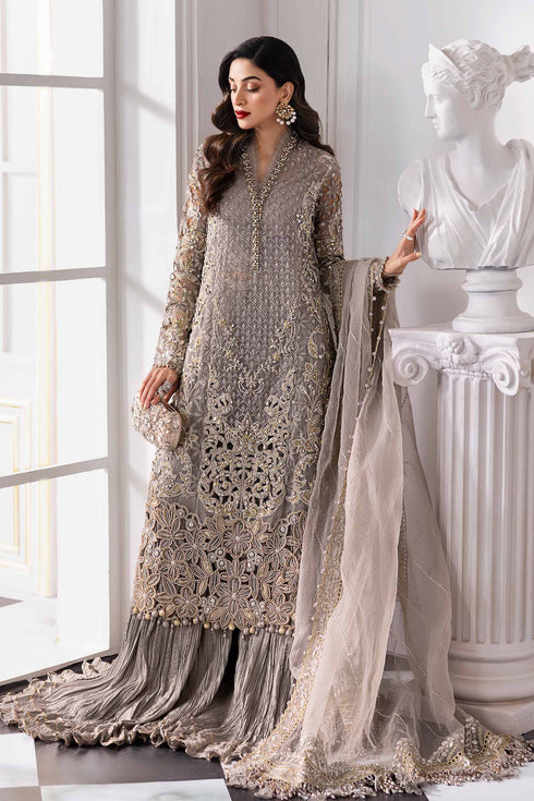 Maria B Embroidered Organza Suit BD-3006