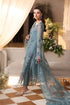Maria B 3 Piece Embroidered Chiffon Suit MPC-26-106-Slate Blue