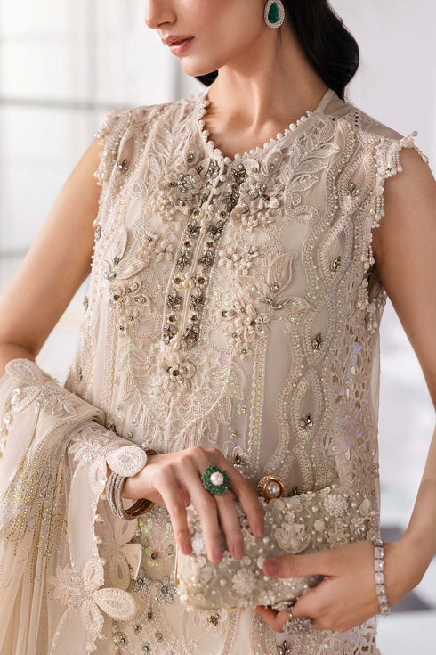 Maria B Embroidered Chiffon Suit BD-3007