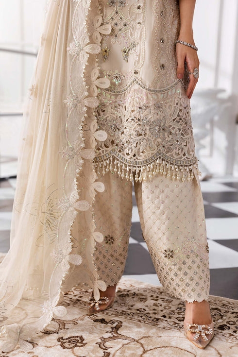 Maria B Embroidered Chiffon Suit BD-3007