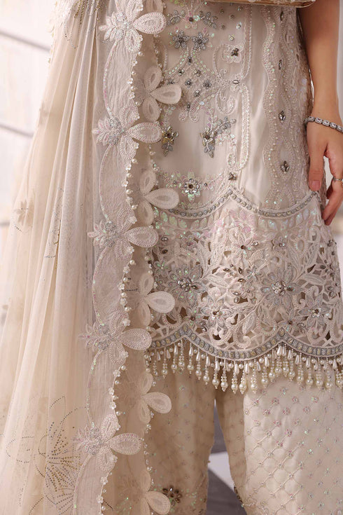 Maria B Embroidered Chiffon Suit BD-3007